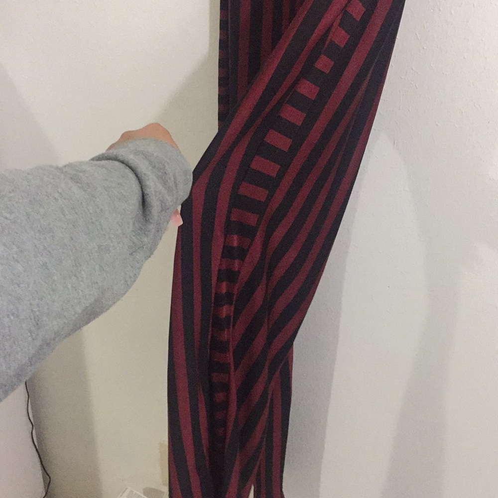 NEW ZARA FLARE STRIPED PANTS - Picture 3 of 3